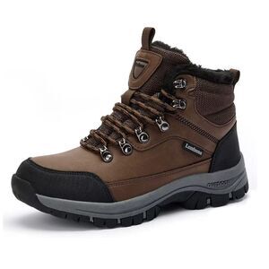 Lamincoa Women Winter Hiking Boots Keep Warm Anti-Slip Soft Sole Booties 8,5